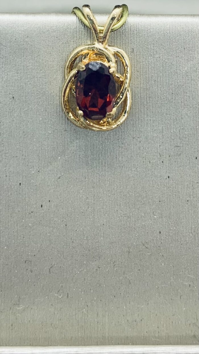 Oval Garnet